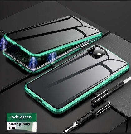 Coque de téléphone magnétique anti-regards et de confidentialité – Protection magnétique à 360°
