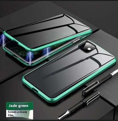 Coque de téléphone magnétique anti-regards et de confidentialité – Protection magnétique à 360°