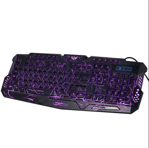 Illuminated Gaming Keyboard for Gamers with Optimal Comfort