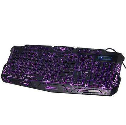 Illuminated Gaming Keyboard for Gamers with Optimal Comfort