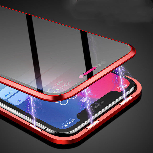 Coque de téléphone magnétique anti-regards et de confidentialité – Protection magnétique à 360°