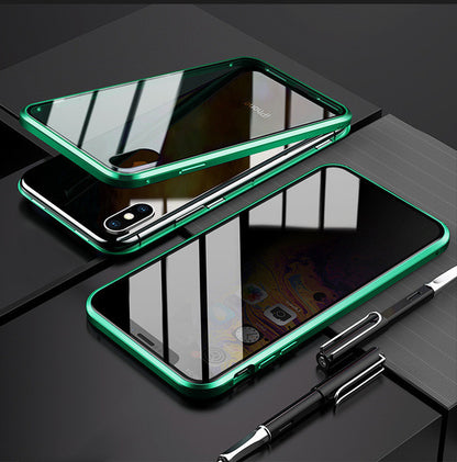 Coque de téléphone magnétique anti-regards et de confidentialité – Protection magnétique à 360°