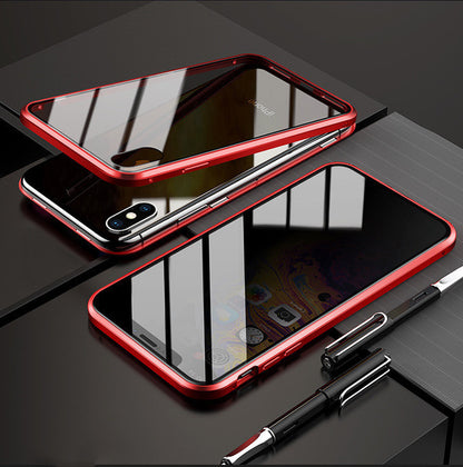 Coque de téléphone magnétique anti-regards et de confidentialité – Protection magnétique à 360°