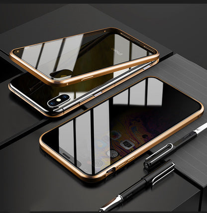 Coque de téléphone magnétique anti-regards et de confidentialité – Protection magnétique à 360°