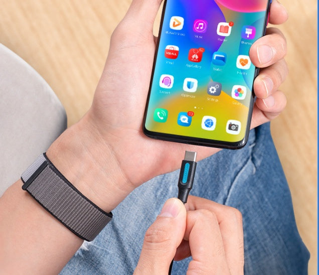 Câble USB Type C Charge Rapide 3A Longueur 0,25 à 3 m