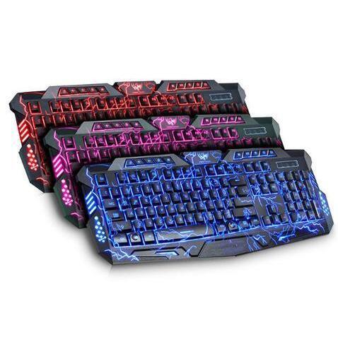 Illuminated Gaming Keyboard for Gamers with Optimal Comfort