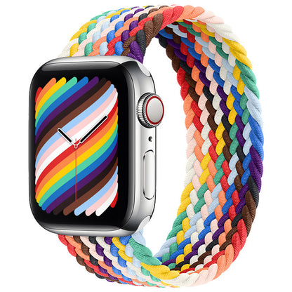 Bracelet de montre Apple en nylon coloré