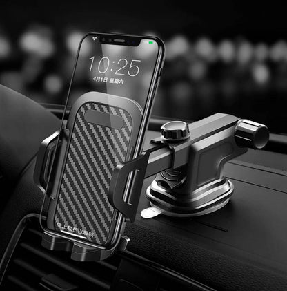 Robust and compact ABS EVA car phone holder