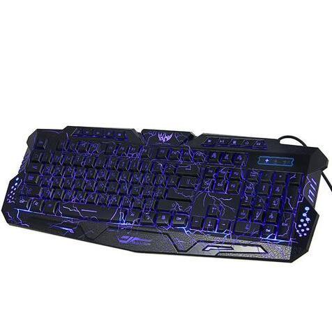 Illuminated Gaming Keyboard for Gamers with Optimal Comfort