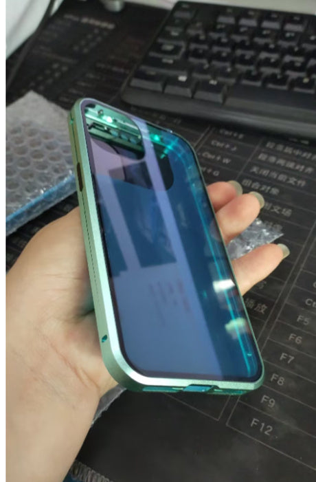 Coque de téléphone magnétique anti-regards et de confidentialité – Protection magnétique à 360°