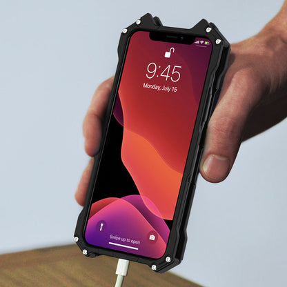 Coque de téléphone à cadre en métal