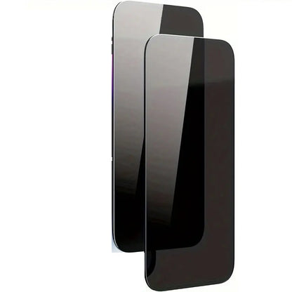 Black Anti-Spy Tempered Glass For iPhone