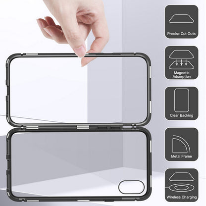 Coque de téléphone en verre magnétique