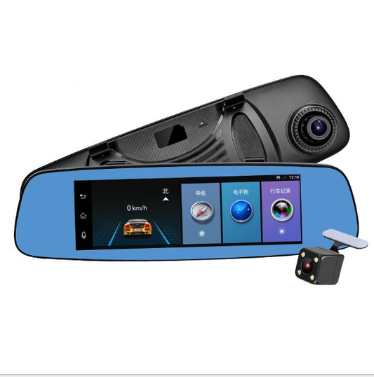 Android 8 Inch Rearview Mirror Dashcam 4G Cloud 1080P