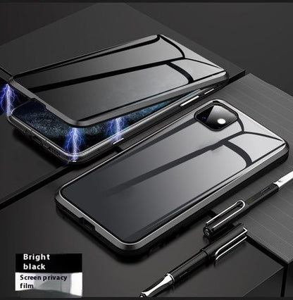 Coque de téléphone magnétique anti-regards et de confidentialité – Protection magnétique à 360°
