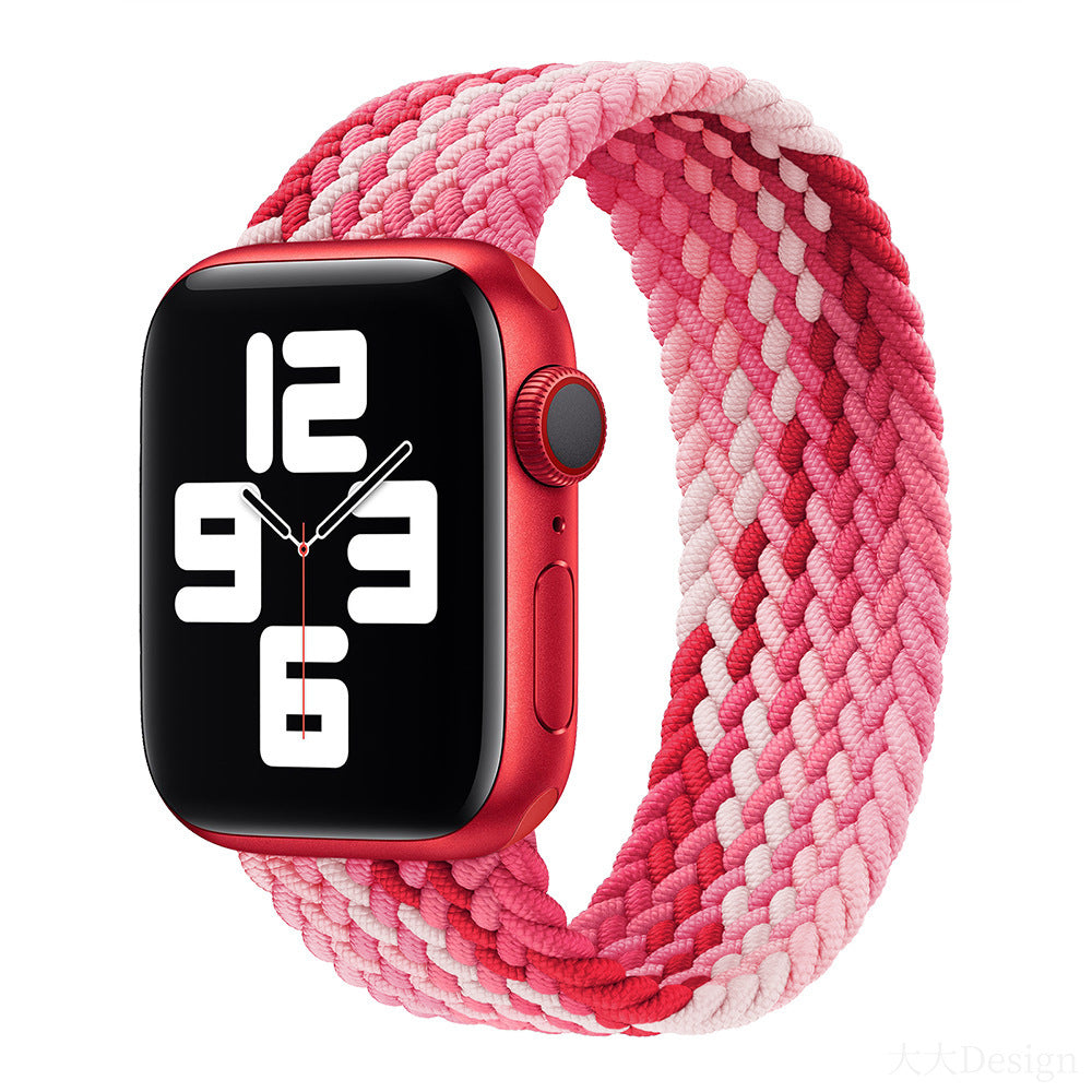Bracelet de montre Apple en nylon coloré