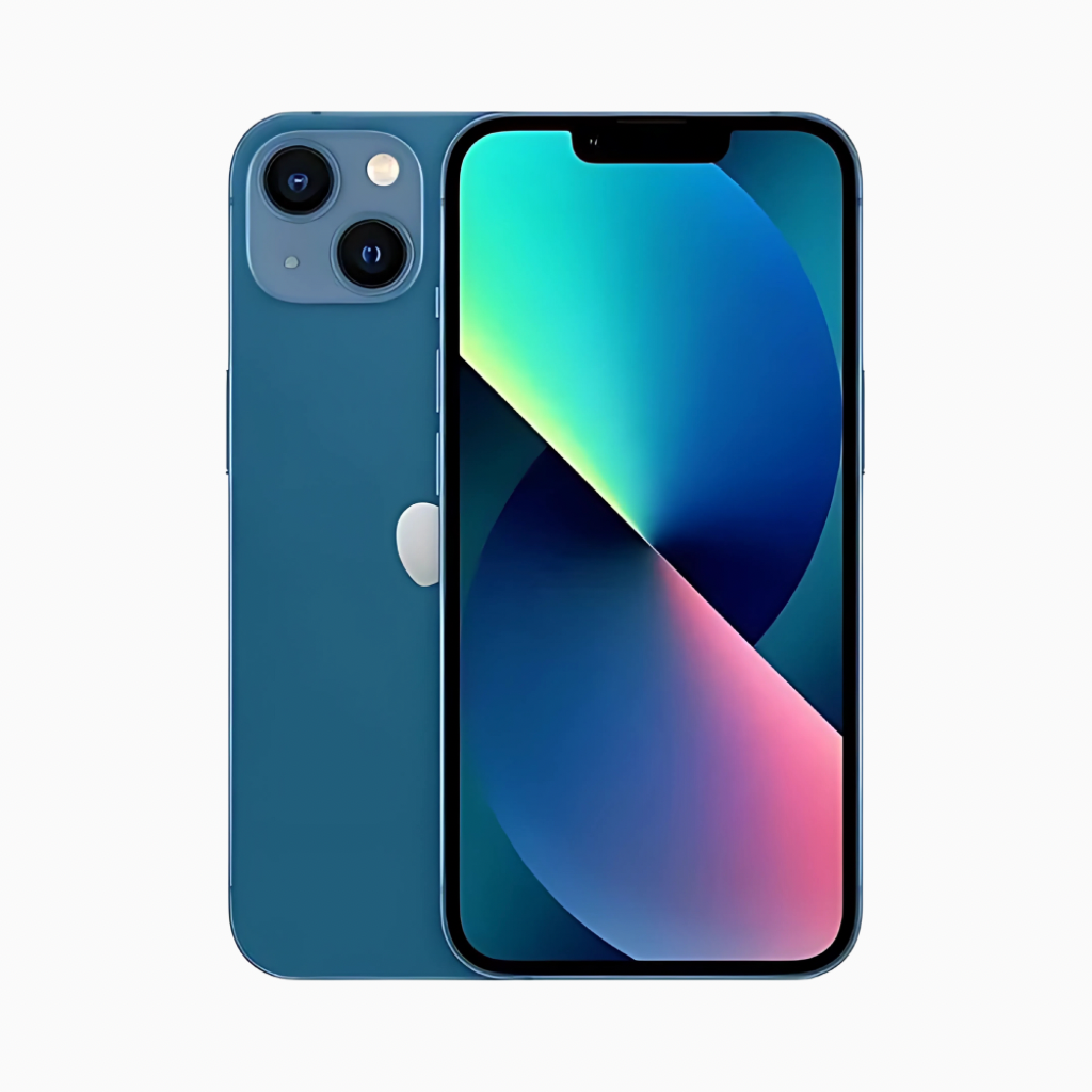 Smartphone CoinMobile iPhone 13 Mini en bleu avec un design élégant pour acheter iPhone 13 Mini pas cher