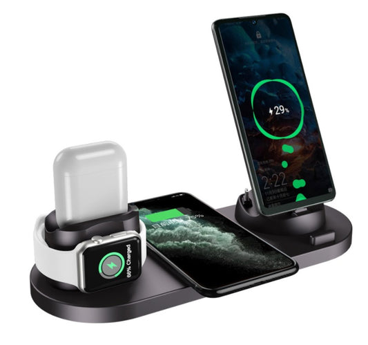 Station de charge sans fil 6 en 1