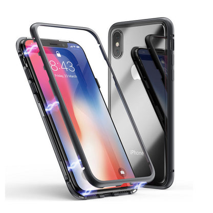 Coque de téléphone en verre magnétique