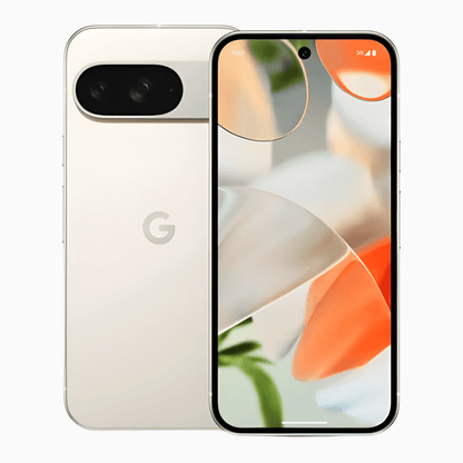 Téléphone Google Pixel 9 en or, affichage vibrant et design élégant, idéal pour les utilisateurs modernes