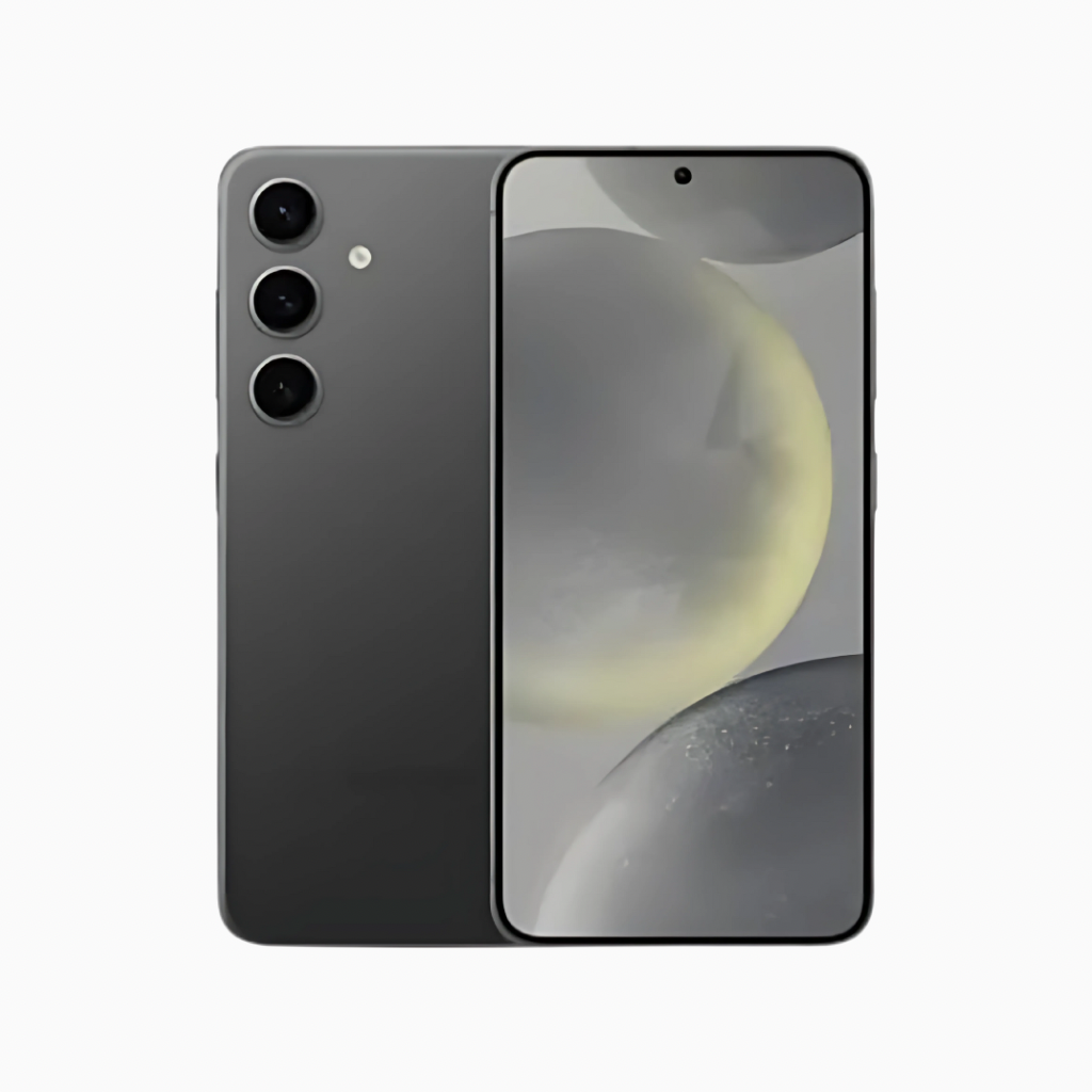 Smartphone Samsung S24 en noir avec un design moderne et élégant, écran haute résolution