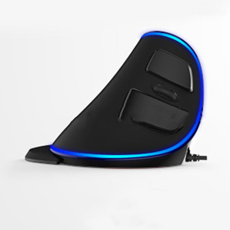 Souris ergonomique Jingqian avec rétroéclairage LED et design moderne pour un confort optimal